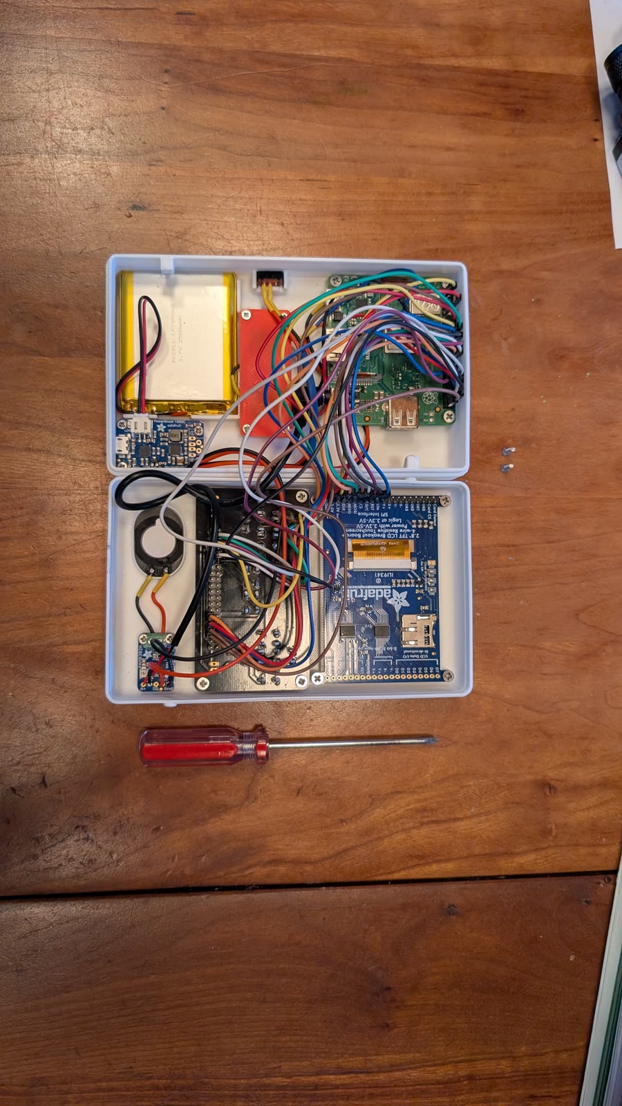 Portable Retro Handheld, internal components